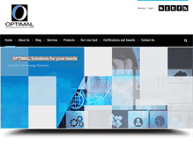 Tablet Screenshot of optimal.net